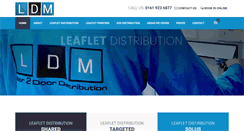 Desktop Screenshot of leafletdistributionmanchester.com